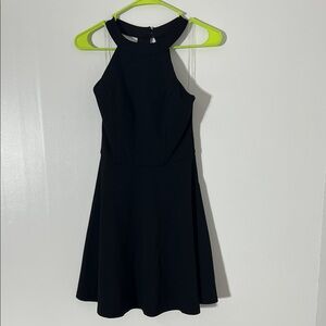 Speechless‎ Black high neck open back Mini Dress size M